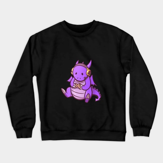 Cute Dragon: Gamer Crewneck Sweatshirt by Viktormon